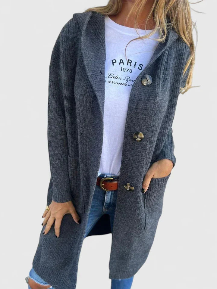 Women's Longline Button-Front Knit Cardigan – view 5