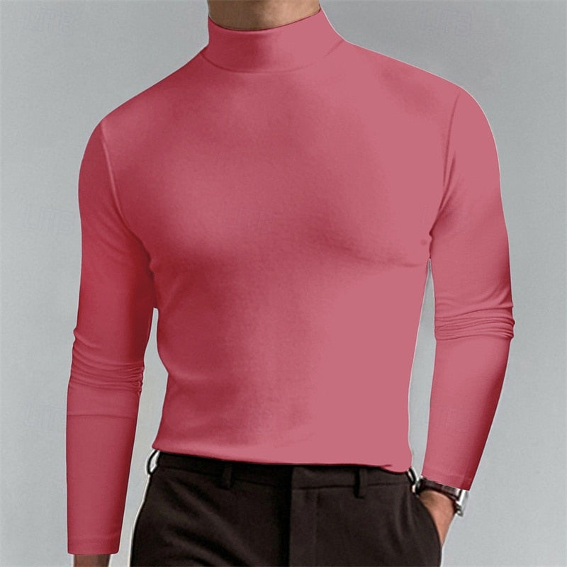 Men's Timeless Fit Roll-Neck Knit Pullover – view 7