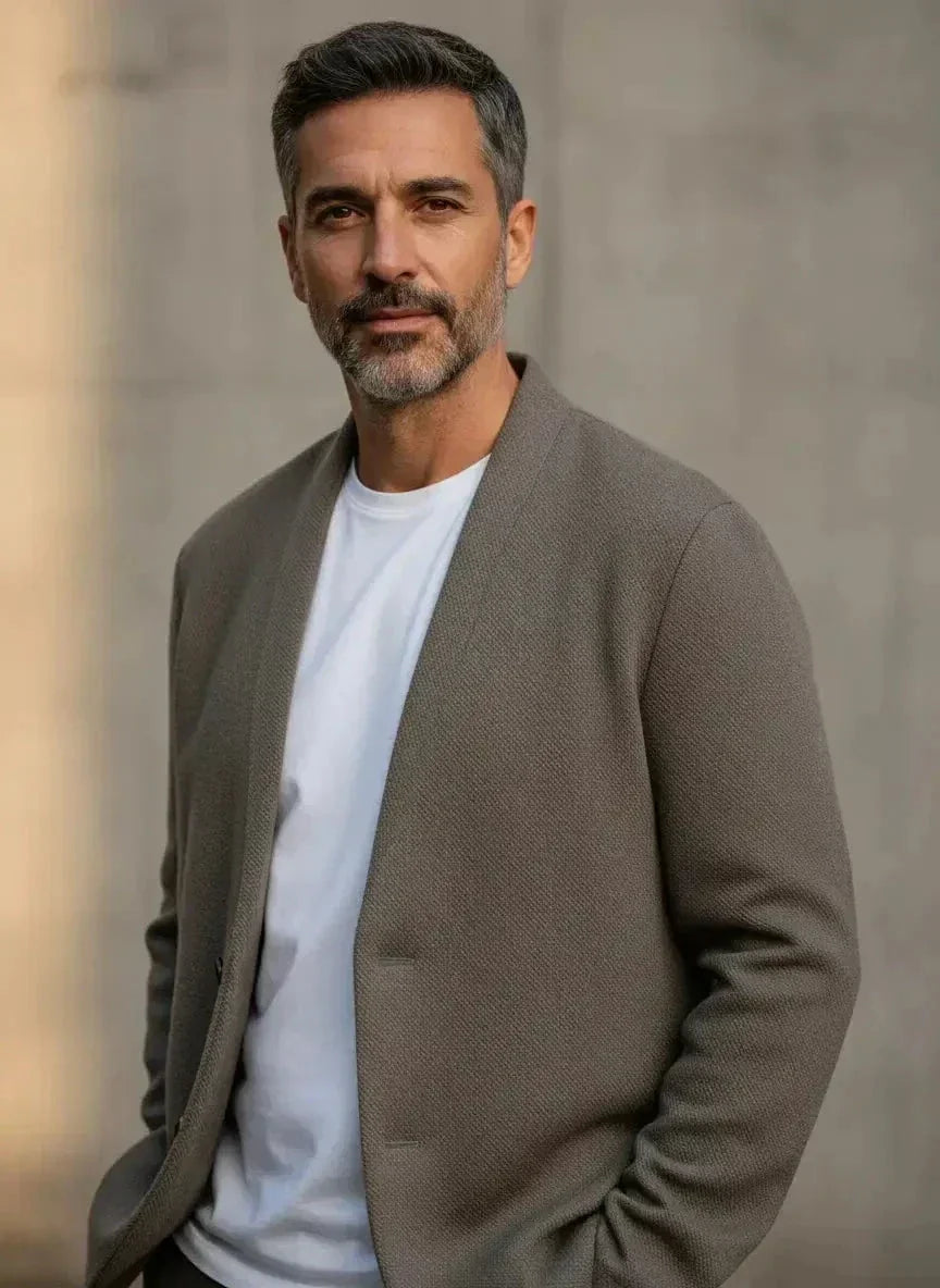 Men's Unstructured Blazer Jacket for Work – view 1