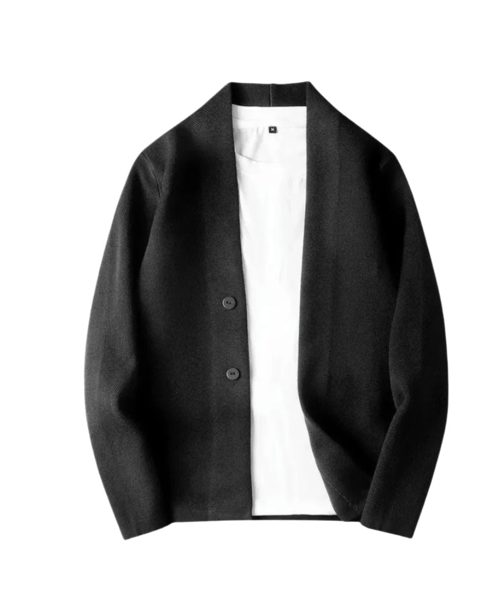 Men's Unstructured Blazer Jacket for Work – Black