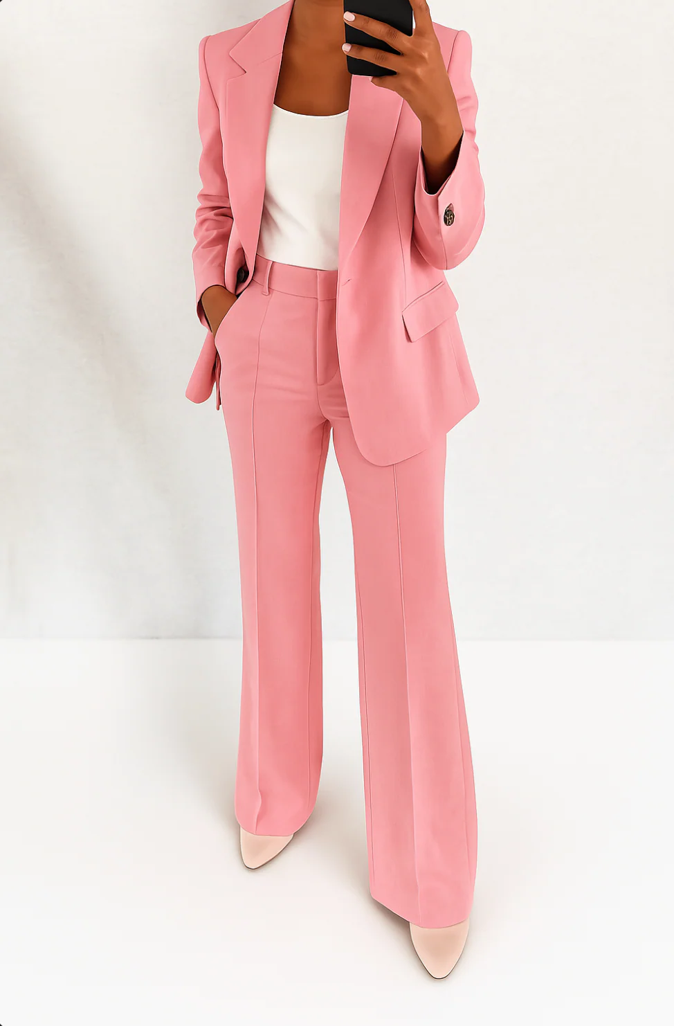 Women's Wide-Cut Blazer Suit Set – view 5