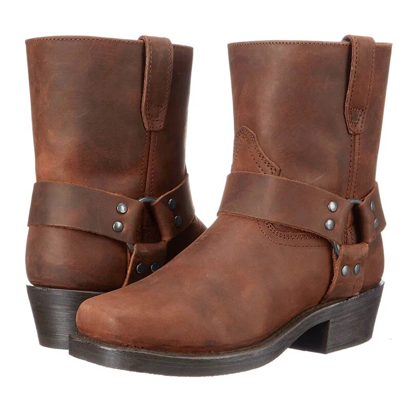 Men's Leather-Look Western Boots – view 4