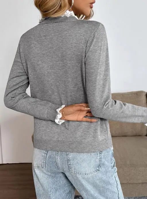 Women's Rib-Knit Crewneck Pullover – view 4