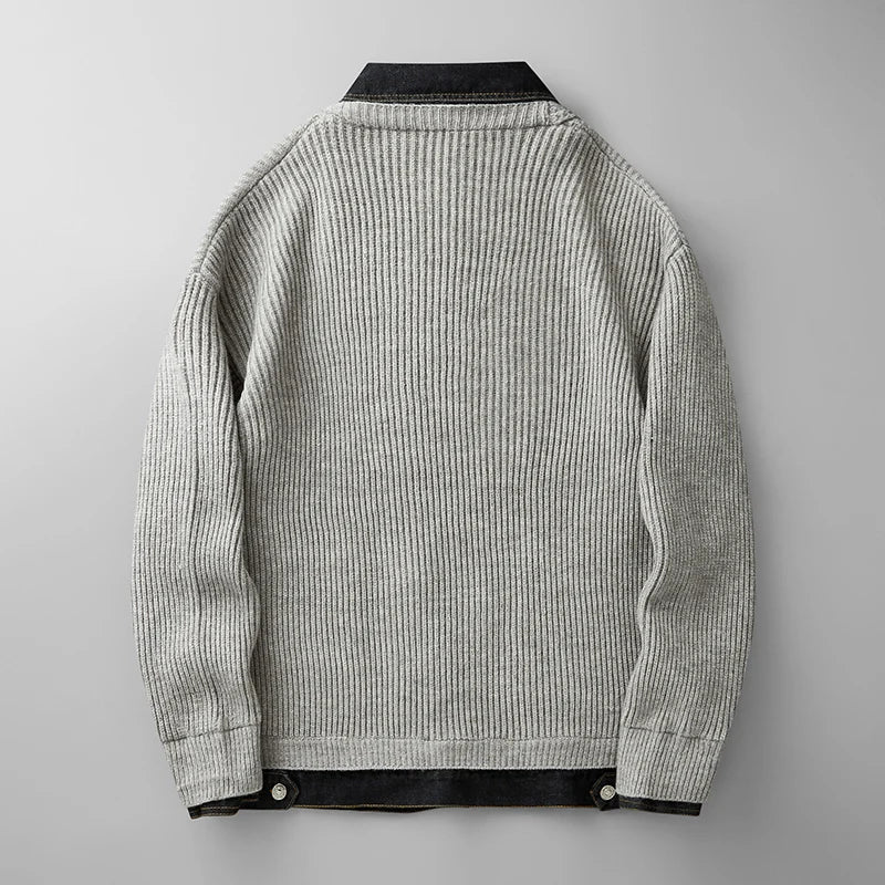 Men's Button-Front Knit Cardigan for Winter – view 6