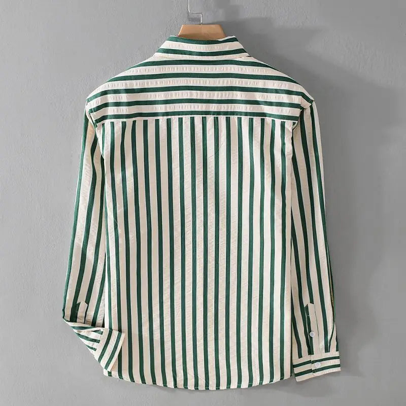 Men's Print-Detail Button-Up Shirt – view 4