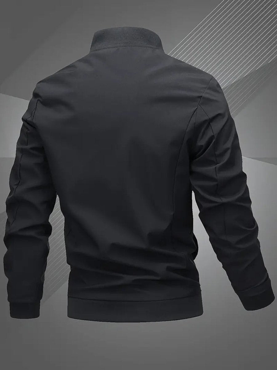 Men's Everyday Baseball Collar Bomber Jacket – view 3