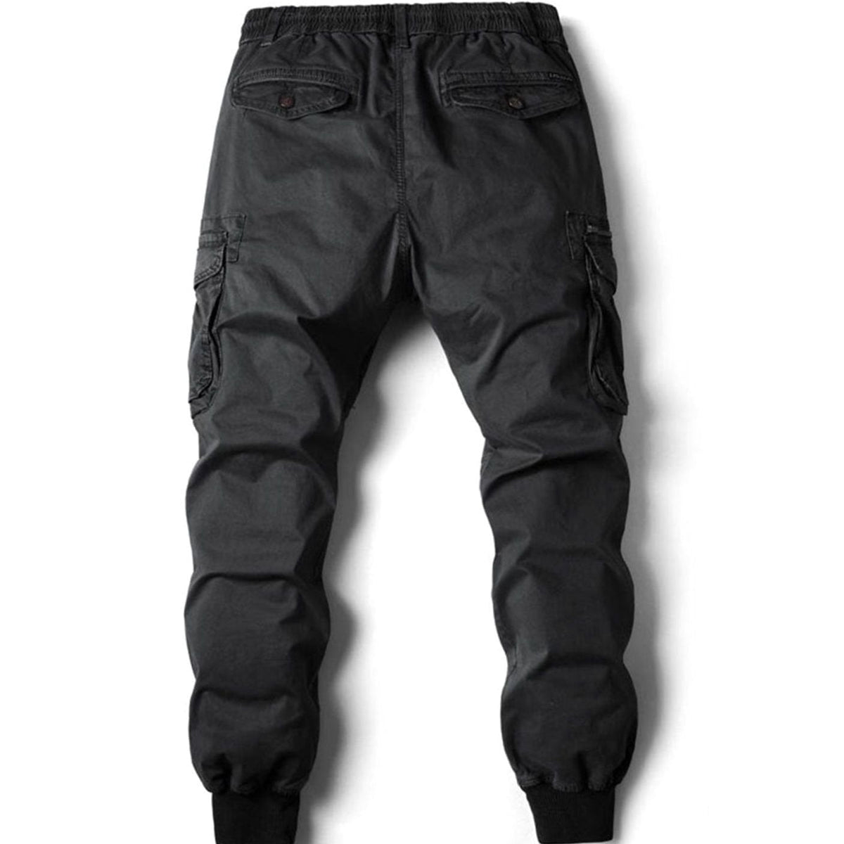 Men's Elasticated-Waist Slim-Tapered Cargo Jogger Pants – view 1