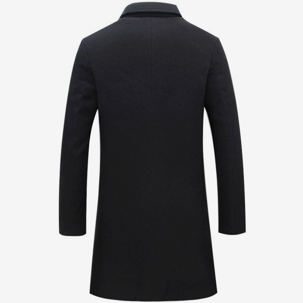 Men's Three-Button Single-Breast Long Overcoat – view 2