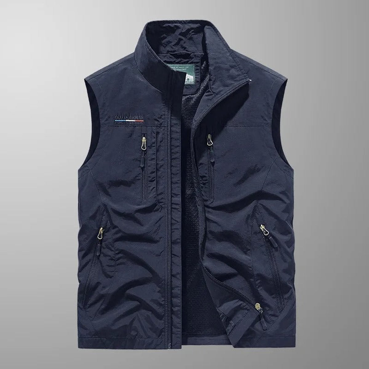 Men's Light-Weight Multi-Pocket Cargo Vest – view 6