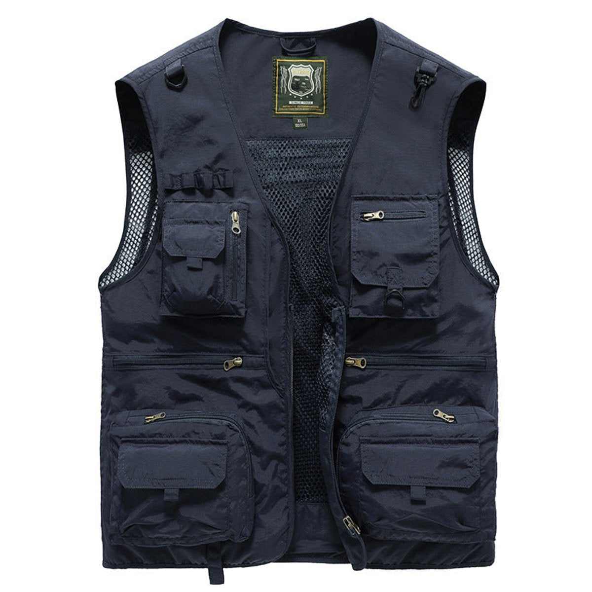 Men's Multi-Pocket Full-Zip Outdoor Utility Vest – view 3