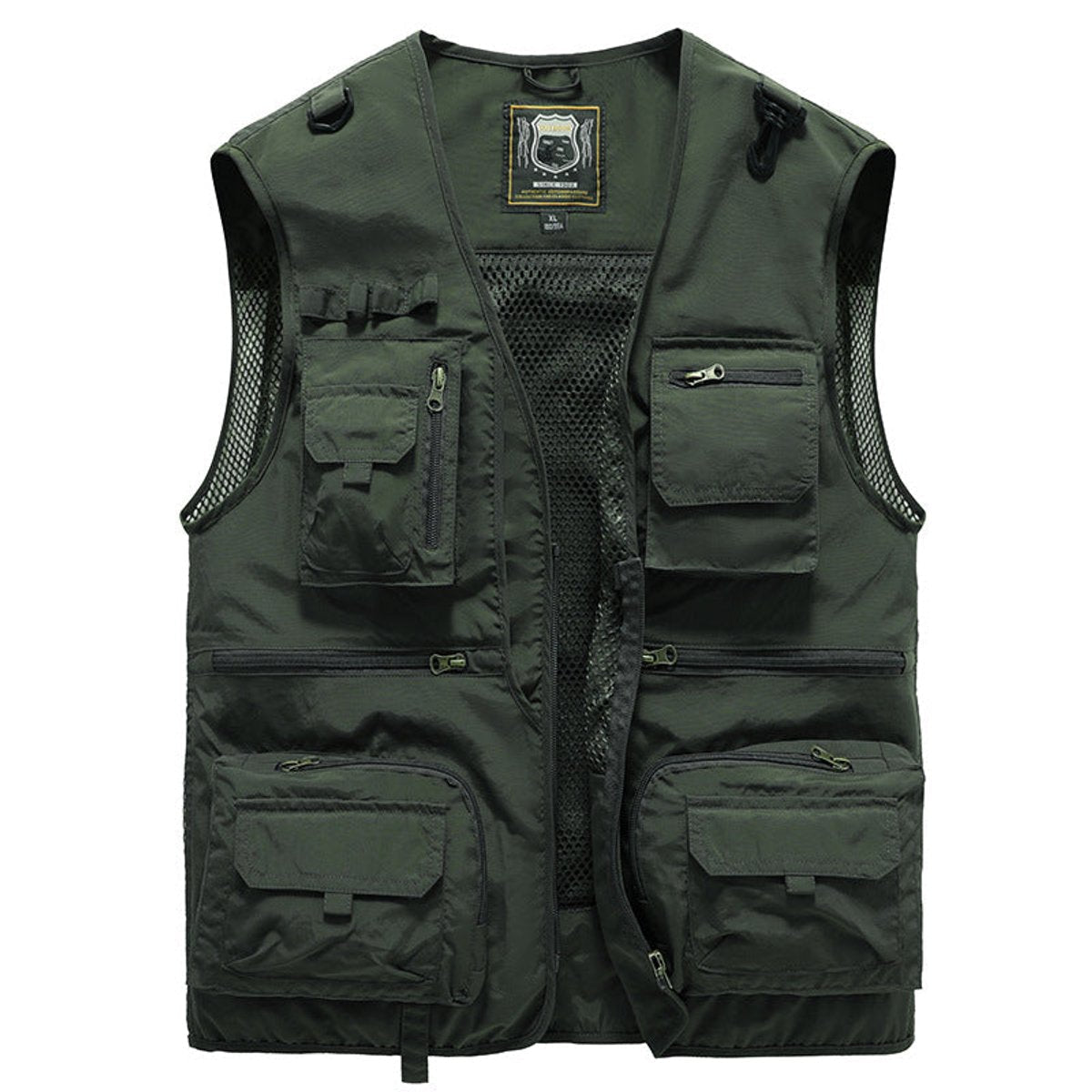 Men's Multi-Pocket Full-Zip Outdoor Utility Vest – view 4