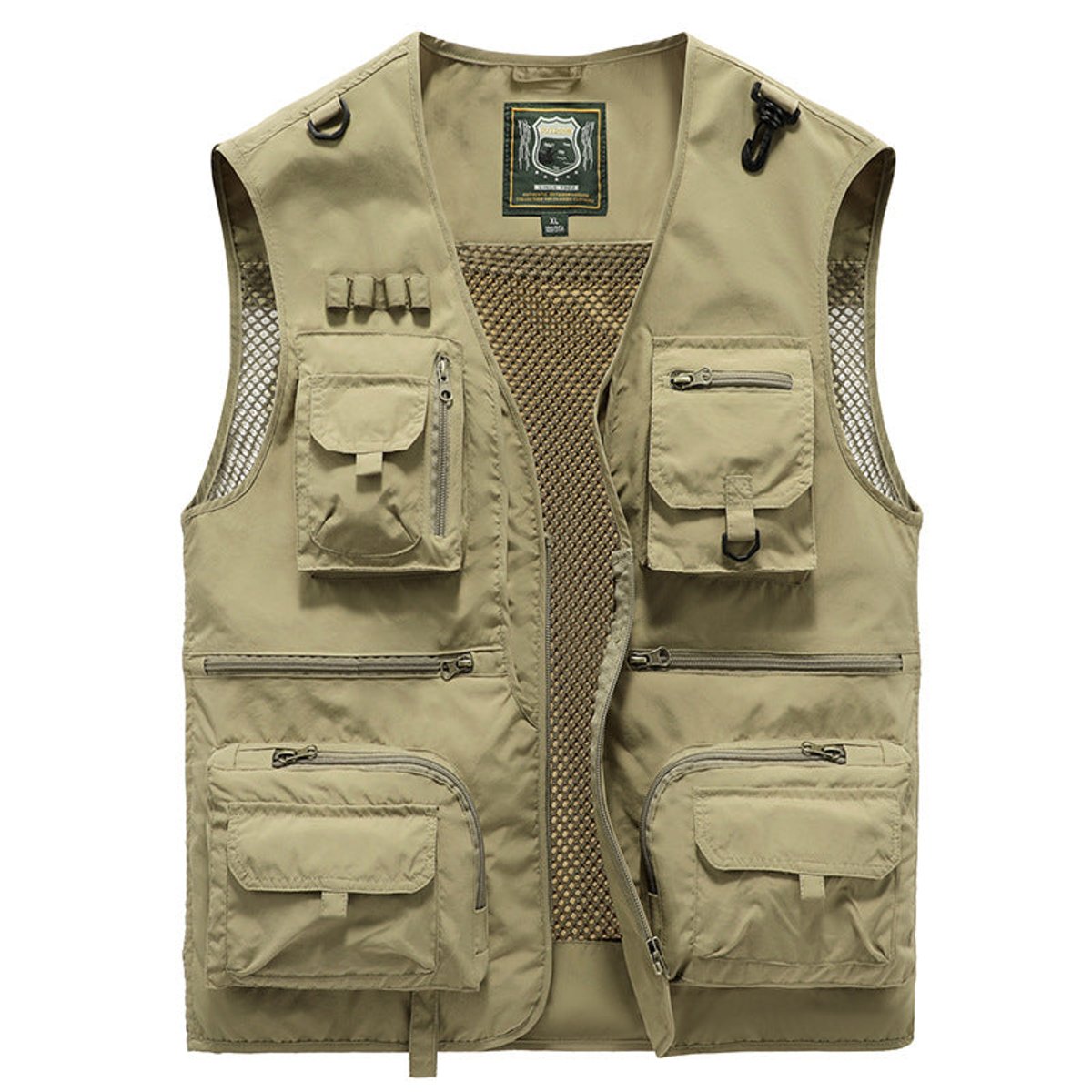 Men's Multi-Pocket Full-Zip Outdoor Utility Vest – view 5
