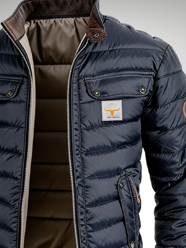 Men's Light-Weight Padded Bomber Jacket – view 3