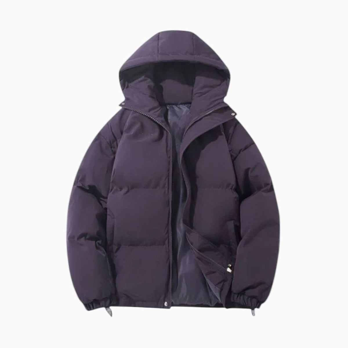 Men's Padded Full-Zip Hood-Detail Puffer Jacket – view 3