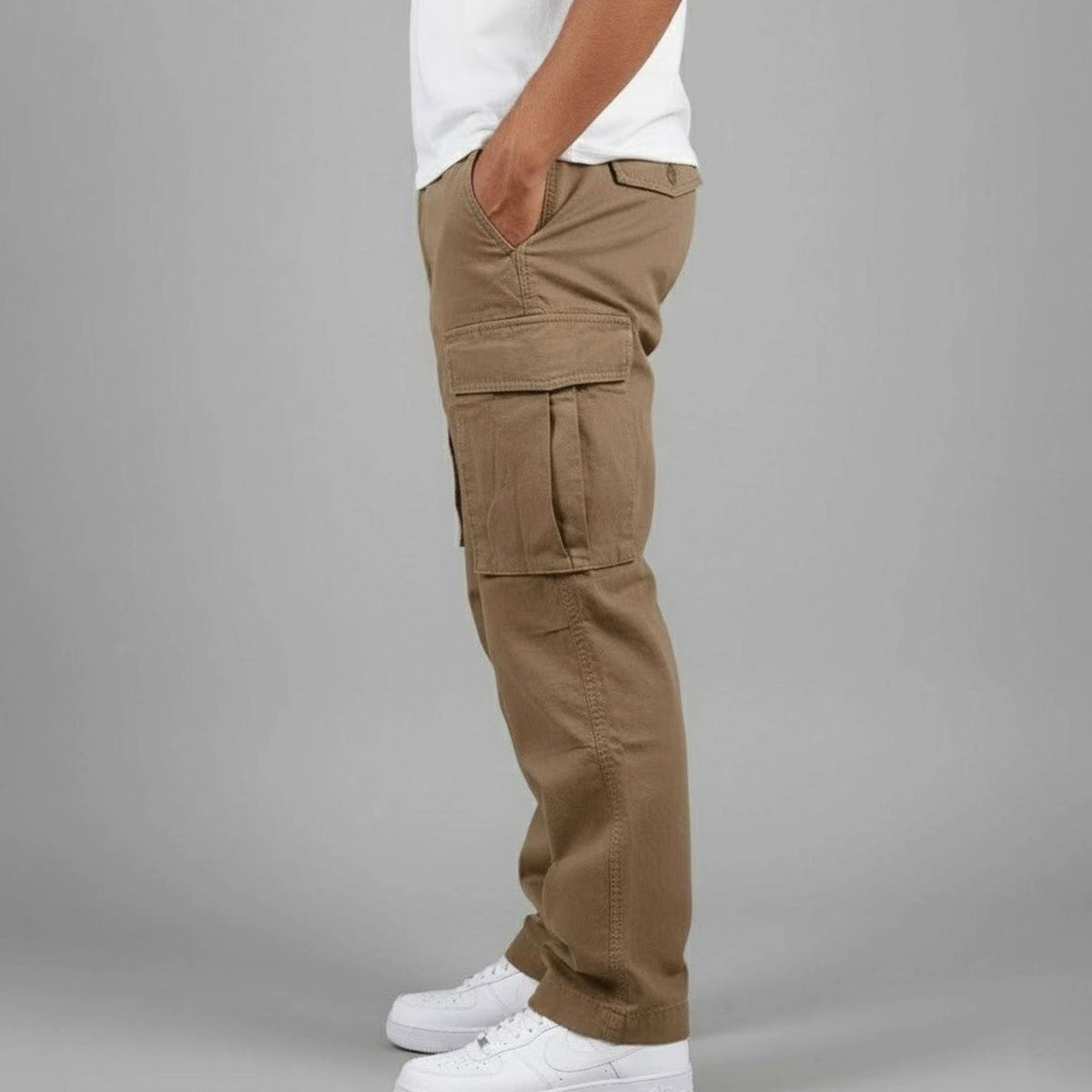 Men's Streetwear Easy-Fit Cargo Pants – view 3