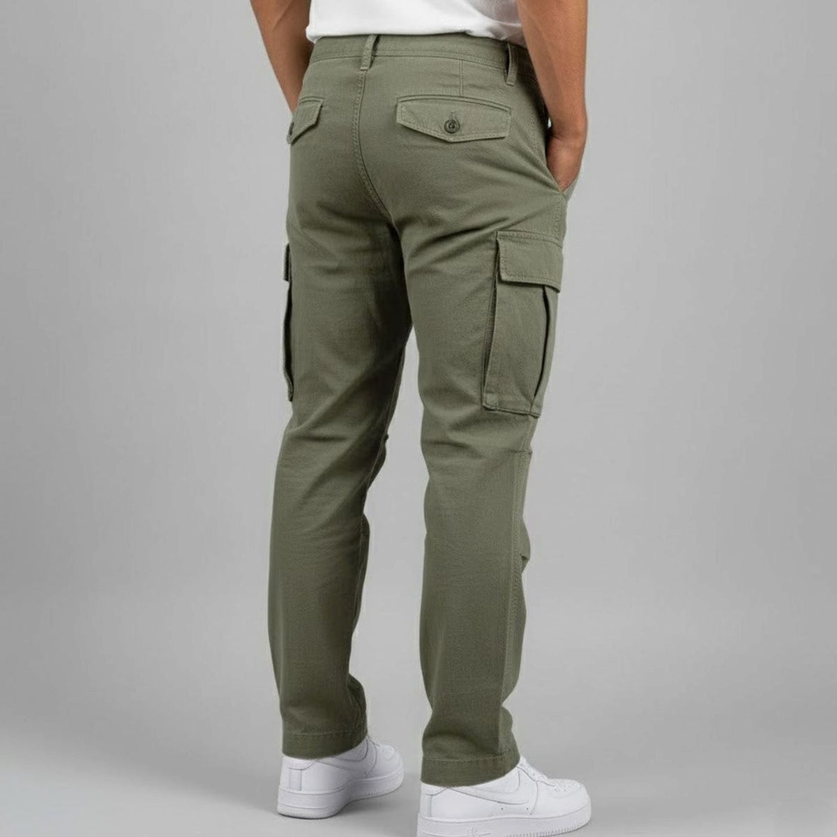 Men's Streetwear Easy-Fit Cargo Pants – view 7