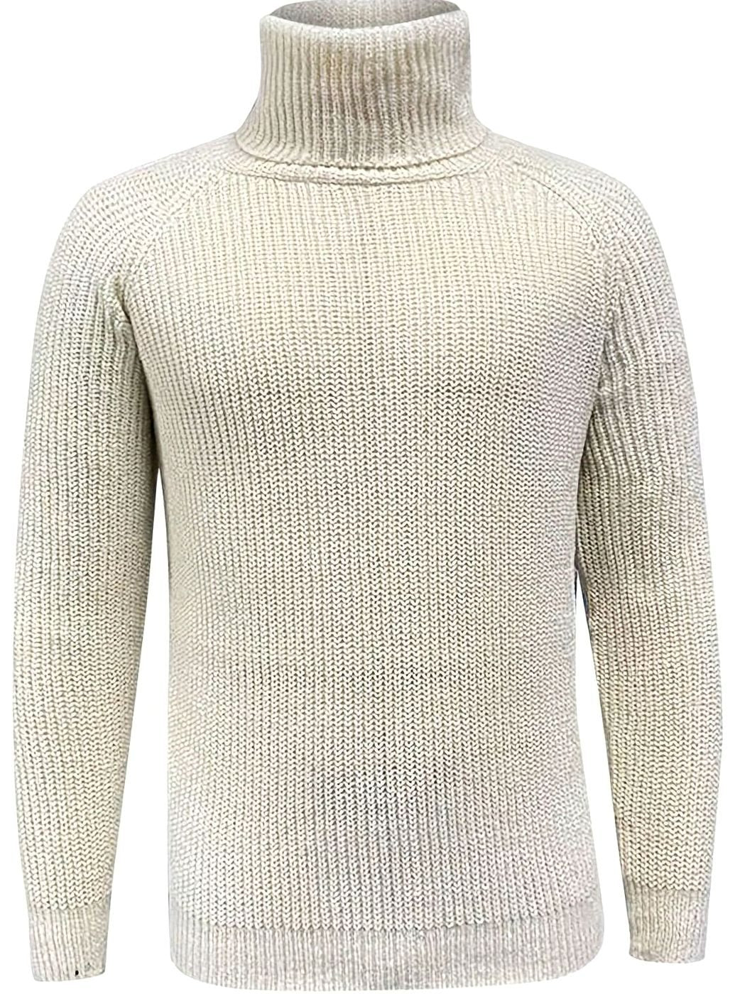 Men's Rib-Knit Roll-Neck Pullover – view 5