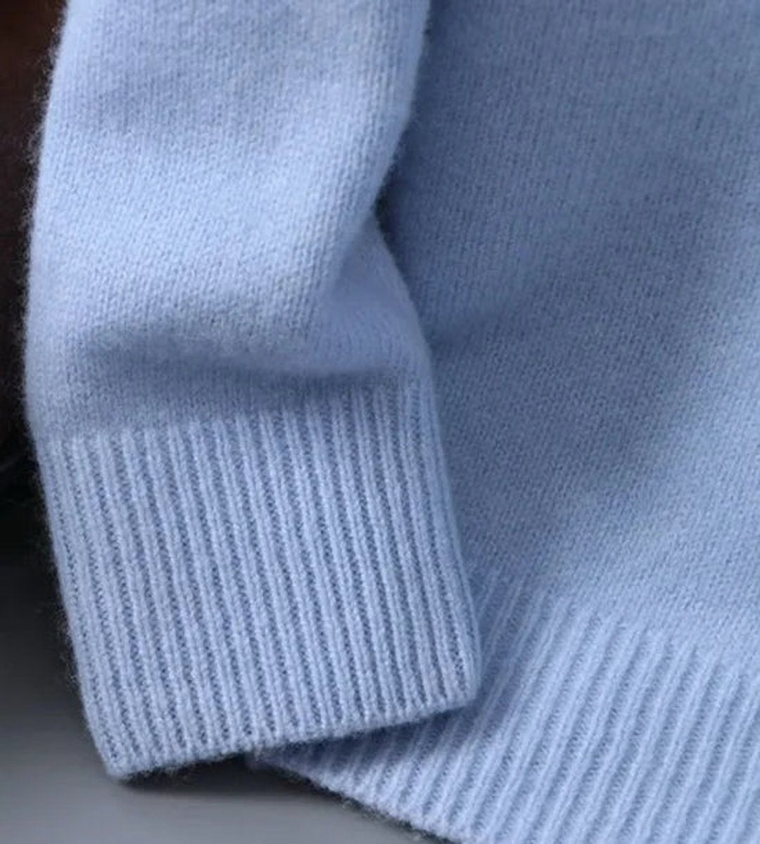 Men's Plush Mohair Crew-Neck Knit Sweater – view 3