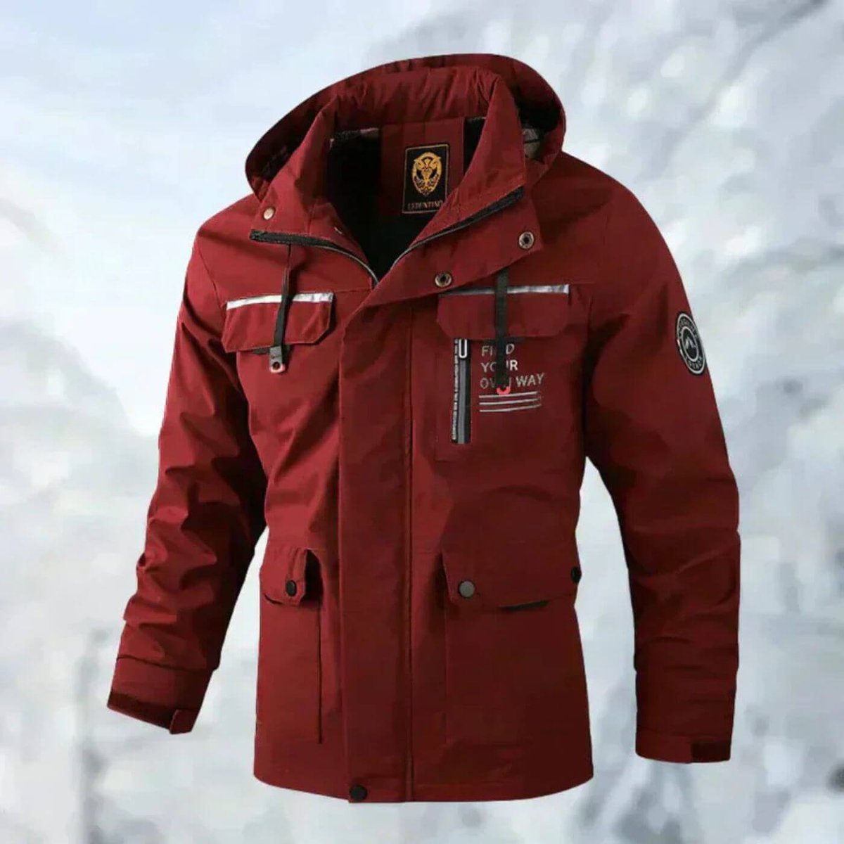 Men's Weatherproof Padded Jacket – Red