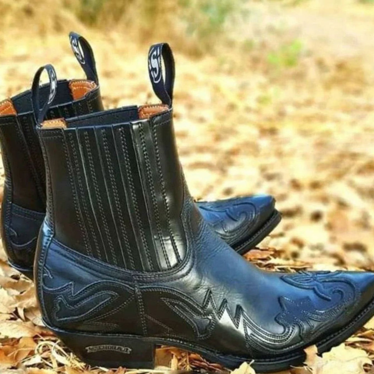 Men's Western Embroidery-Detail Chelsea Boots – view 3