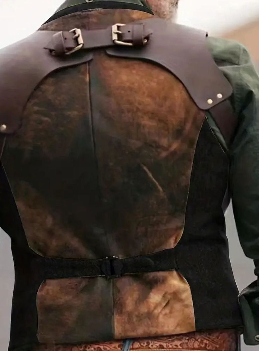 Men's Western Suede-Look Vest for Weekends – view 2
