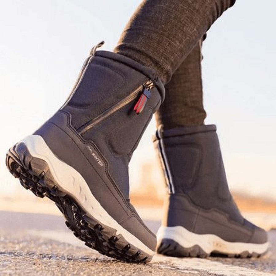 Men's Thermal-Lined Side-Zip Anti-Slip Cold-Weather Boots – view 1