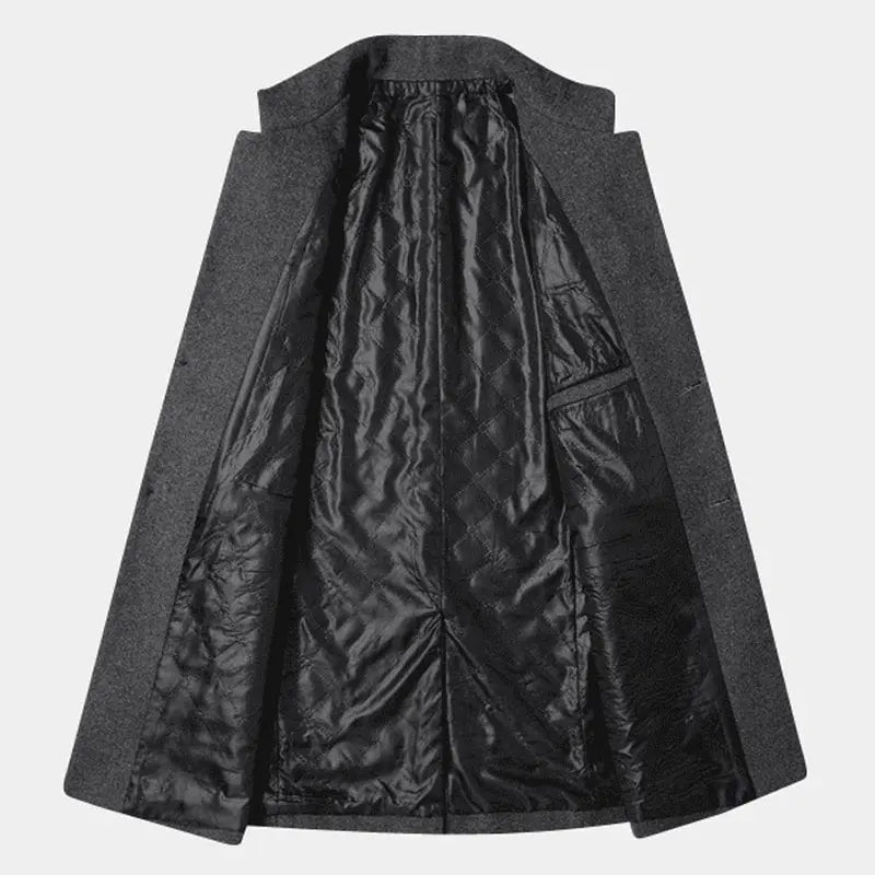 Men's Structured Tweed Blend Coat – view 3
