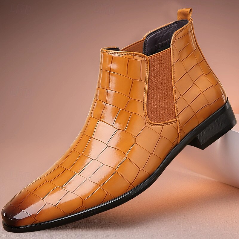 Men's Chelsea Ankle Boots – Yellow