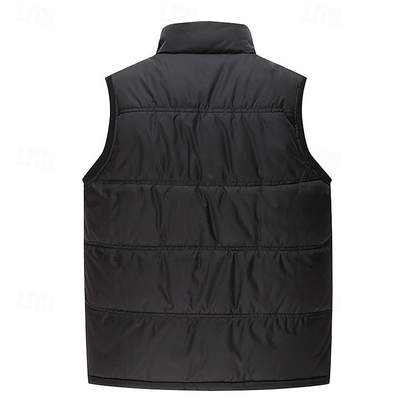 Men's Sherpa-Backed Puffer Vest – view 2