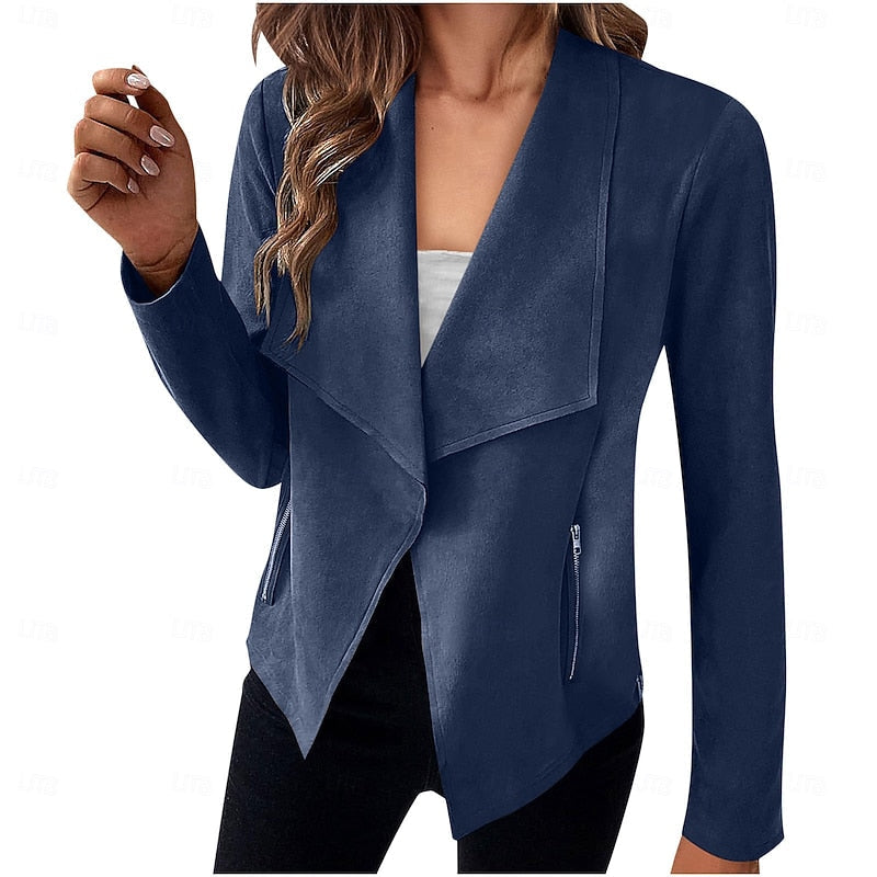 Women's Draped Open-Style Light-Weight Jacket – view 4