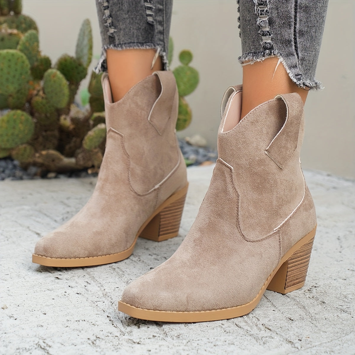 Women's Western Slip-On Chelsea Booties – view 3