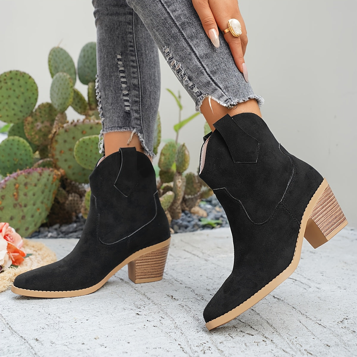Women's Western Slip-On Chelsea Booties – view 4