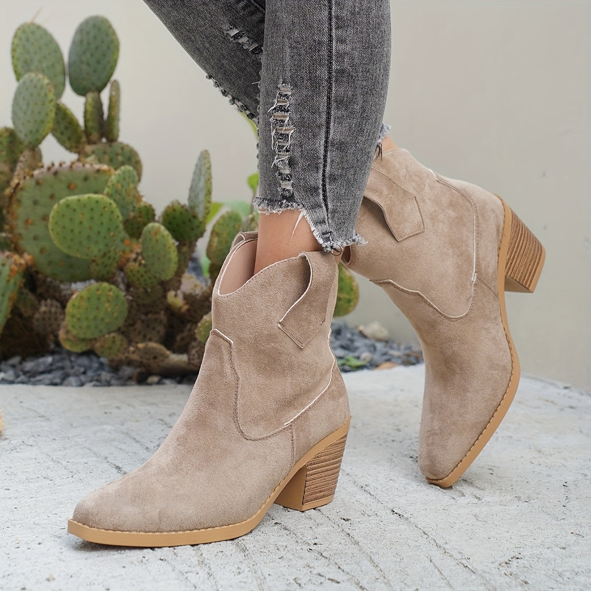 Women's Western Slip-On Chelsea Booties – view 5