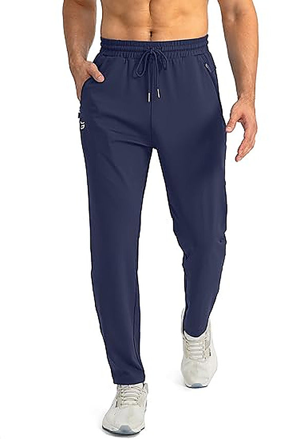 Men's Slim-Tapered Stretchy Joggers – Dark Blue