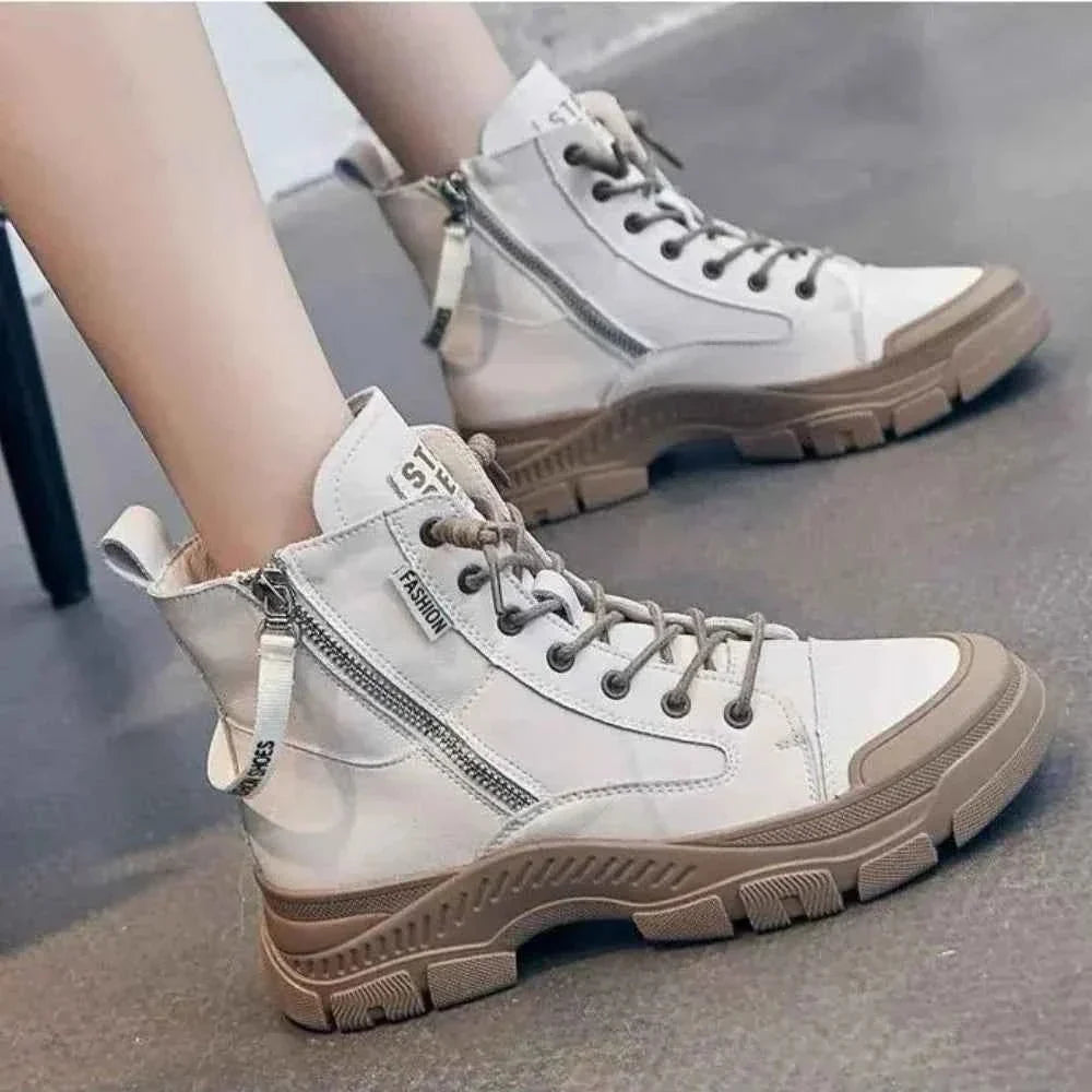 Women's High-Top Side-Zip Sneaker Boots for Weekends – view 5