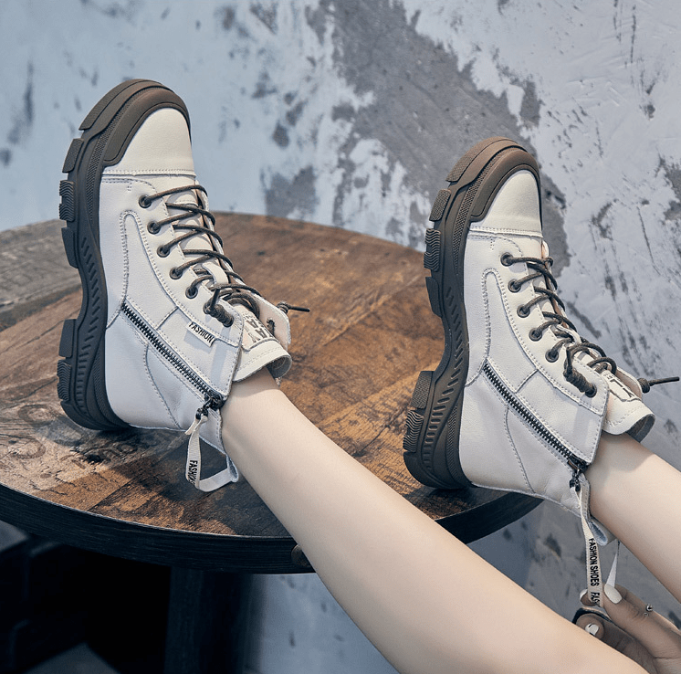Women's High-Top Side-Zip Sneaker Boots for Weekends – view 6