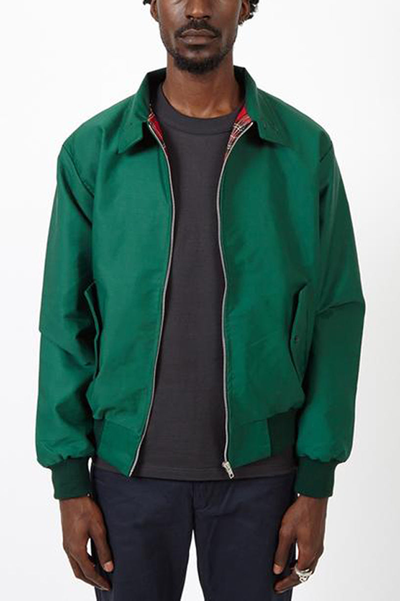Men's Tartan-Lined Harrington Full-Zip Jacket – view 5