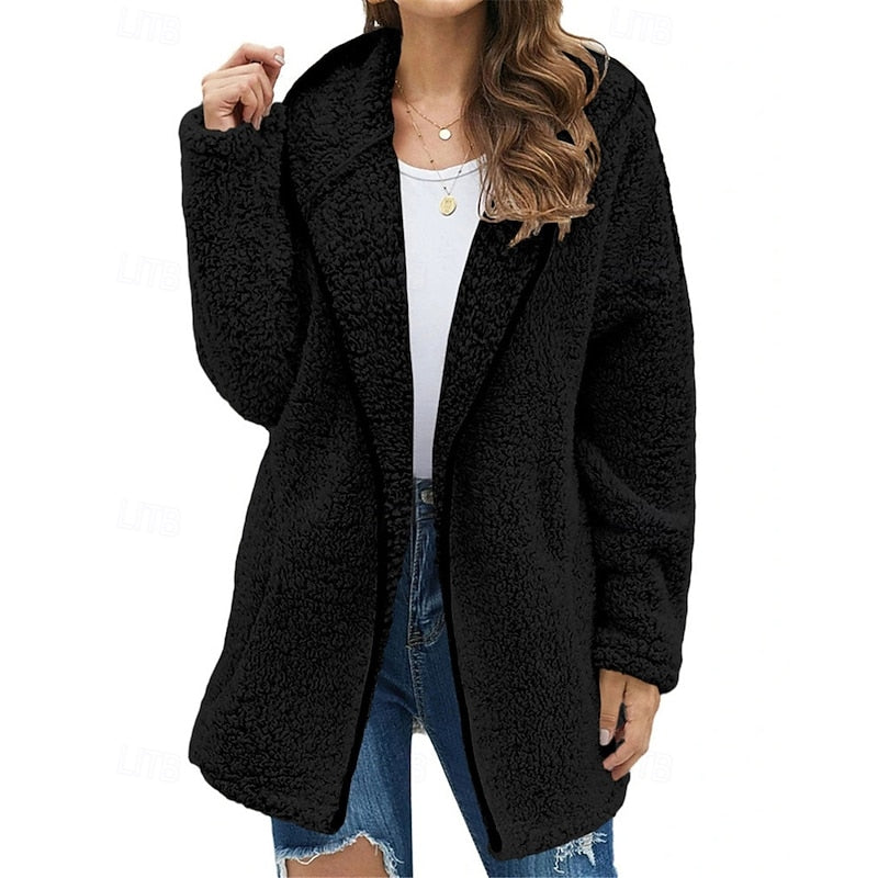 Women's Plush Hood-Detail Full-Zip Jacket – view 6
