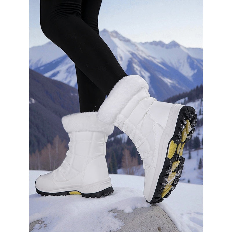 Women's Tie-Front Cold-Weather Boots with Grip Sole – view 4