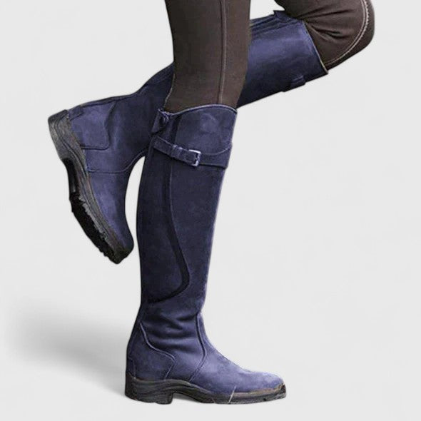 Women's Structured Boots – Blue