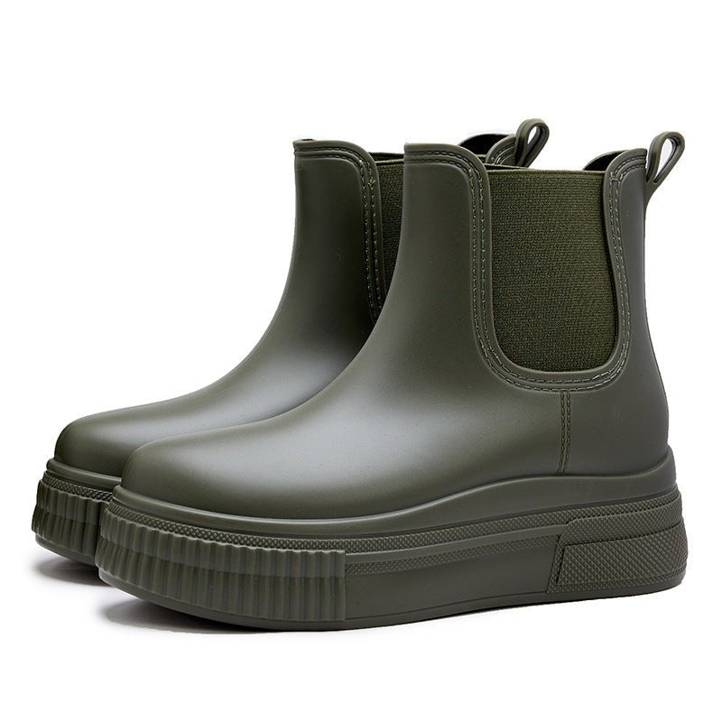 Women's Weatherproof Platform-Sole Chelsea Rain Boots – view 4