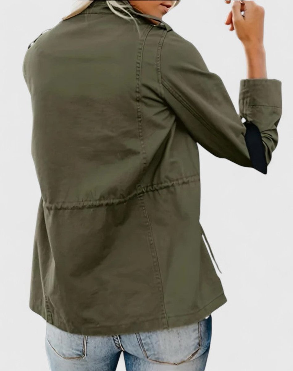 Women's Light-Weight Utility Jacket with Drawstring Waist – view 5