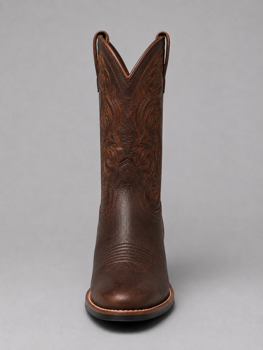 Women's Embroidery-Detail Leather Western Booties – view 3