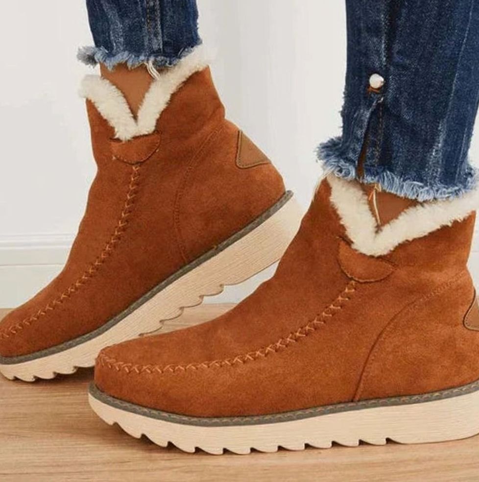 Women's Faux-Fur Lined Easy-On Cold-Weather Booties – view 3