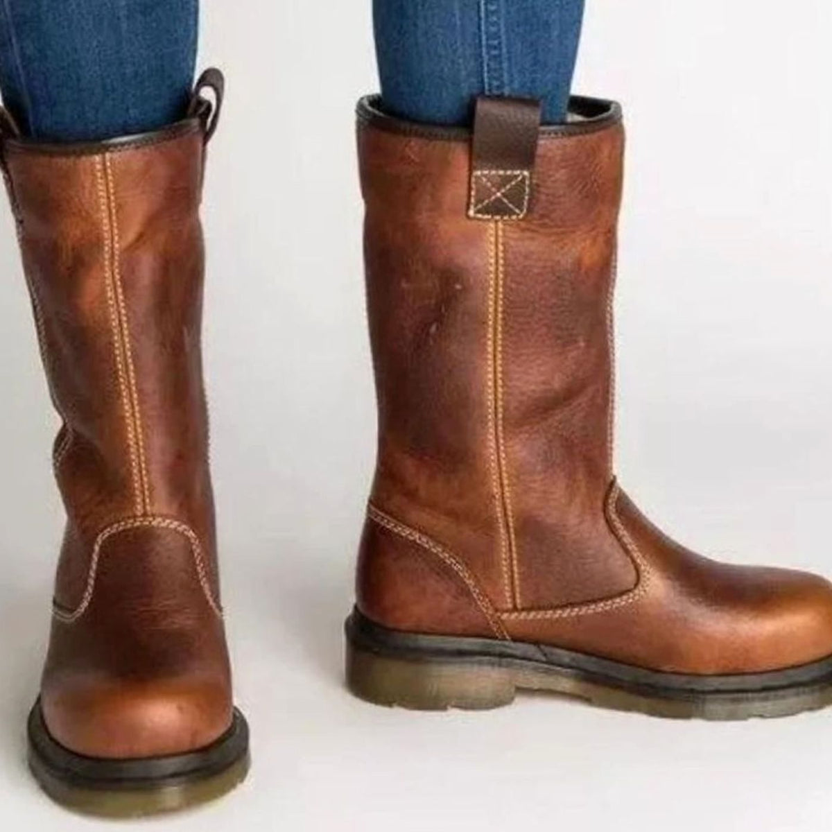 Women's Sherpa-Backed Pull-On Cold-Weather Boots – view 2