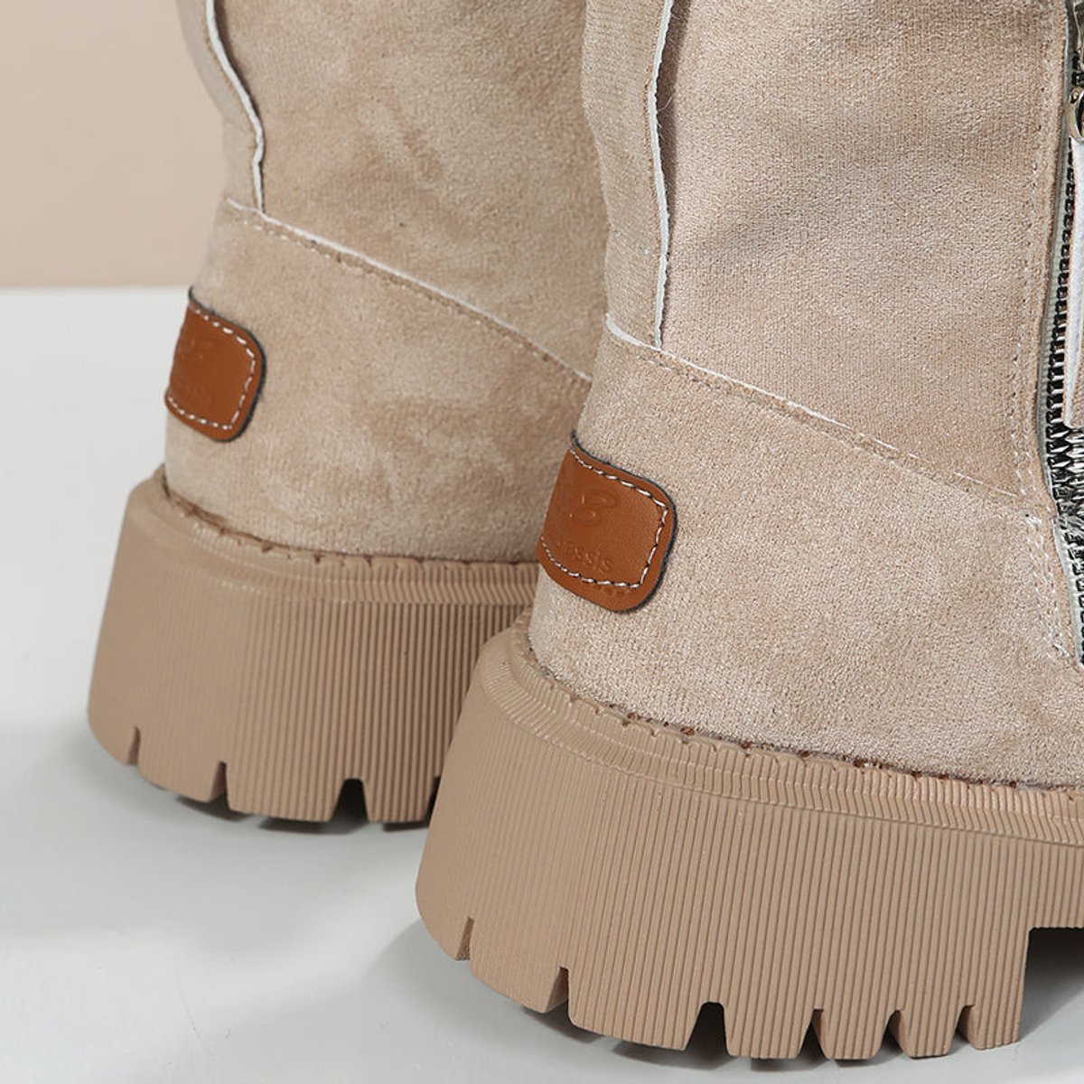 Women's Fleece-Backed Suede-Finish Pull-On Cold-Weather Booties – view 6