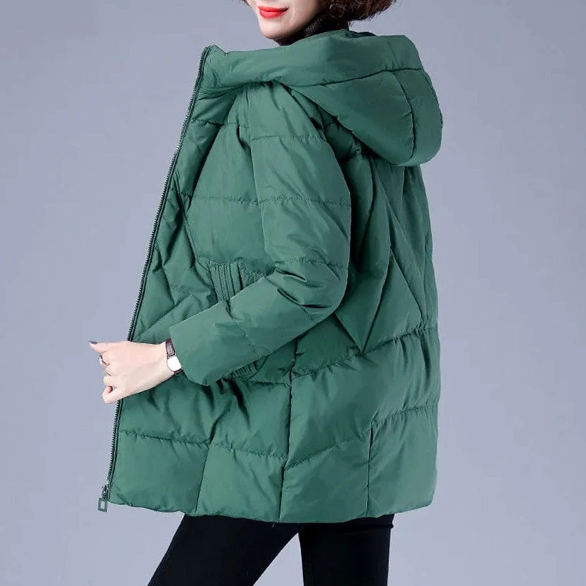 Women's Mid-Length Quilted Coat – view 6