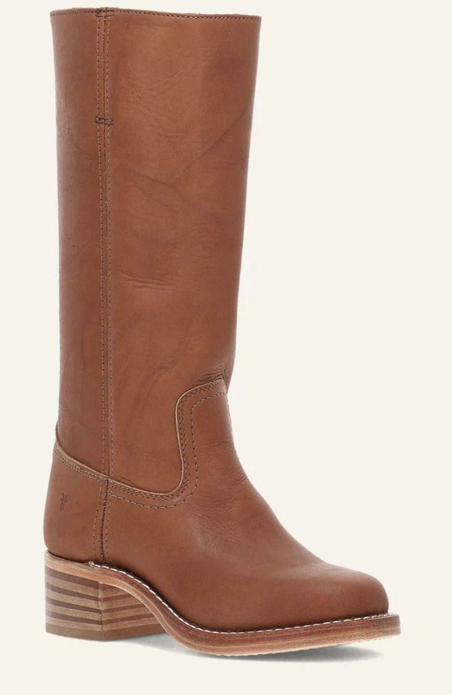 Women's Stacked-Heel Leather Western Boots for Evening Wear – view 6