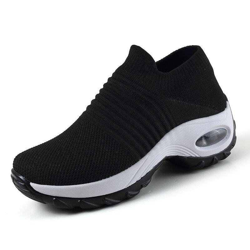 Women's Support Air-Cushion Knit Sneakers – view 4