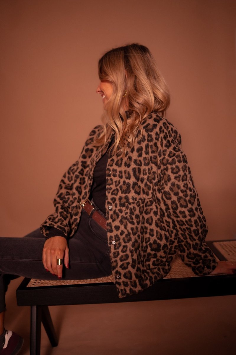 Women's Leopard Print Padded Jacket – view 3